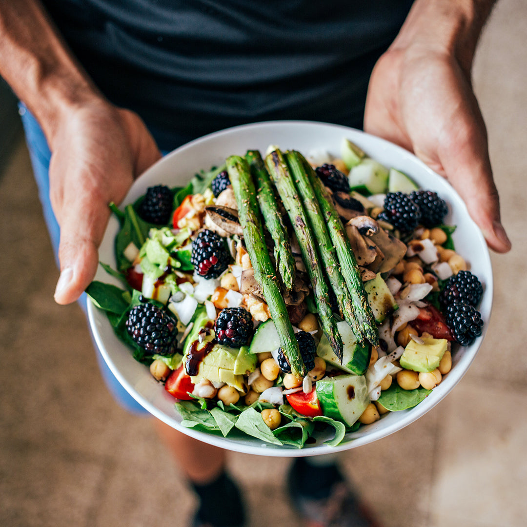 Bowl of healthy food.